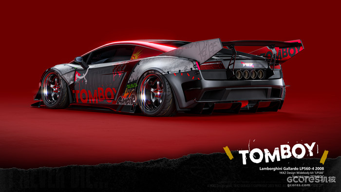 载具改装设计丨兰博基尼盖拉多宽体套件LP566 & “TOMBOY”涂装 载具改装设计丨兰博基尼盖拉多宽体套件LP566 & “TOMBOY”涂装