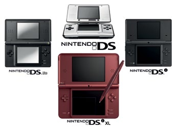 Nintendo DS 的所有型號加起來一共賣出了超過一億五千萬臺，成為屈居 PS2 之後第二暢銷的遊戲機。