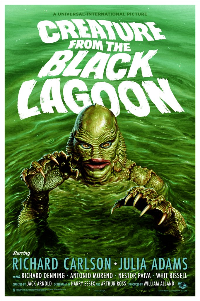 《Creature from the Black Lagoon》1954