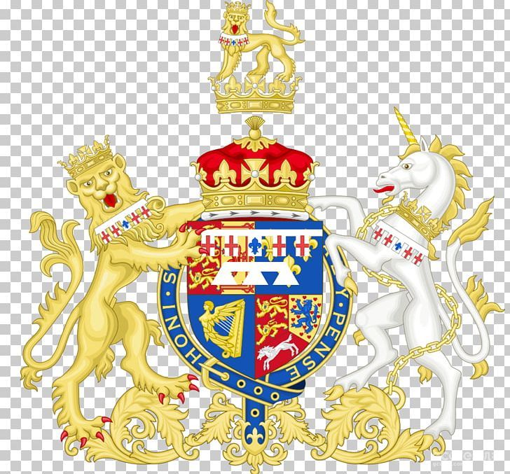 装点着护盾兽的英国王室盾徽