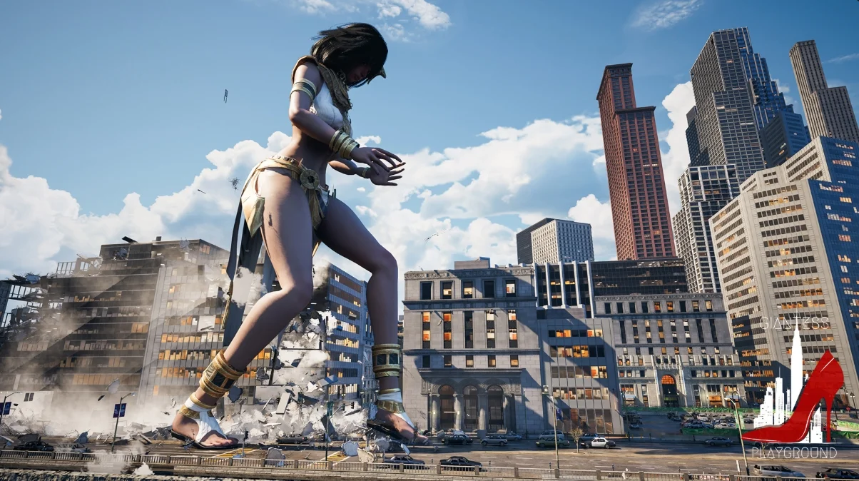 破坏沙盒模拟游戏《女巨人游乐场》现已在Epic商店推出抢先体验版