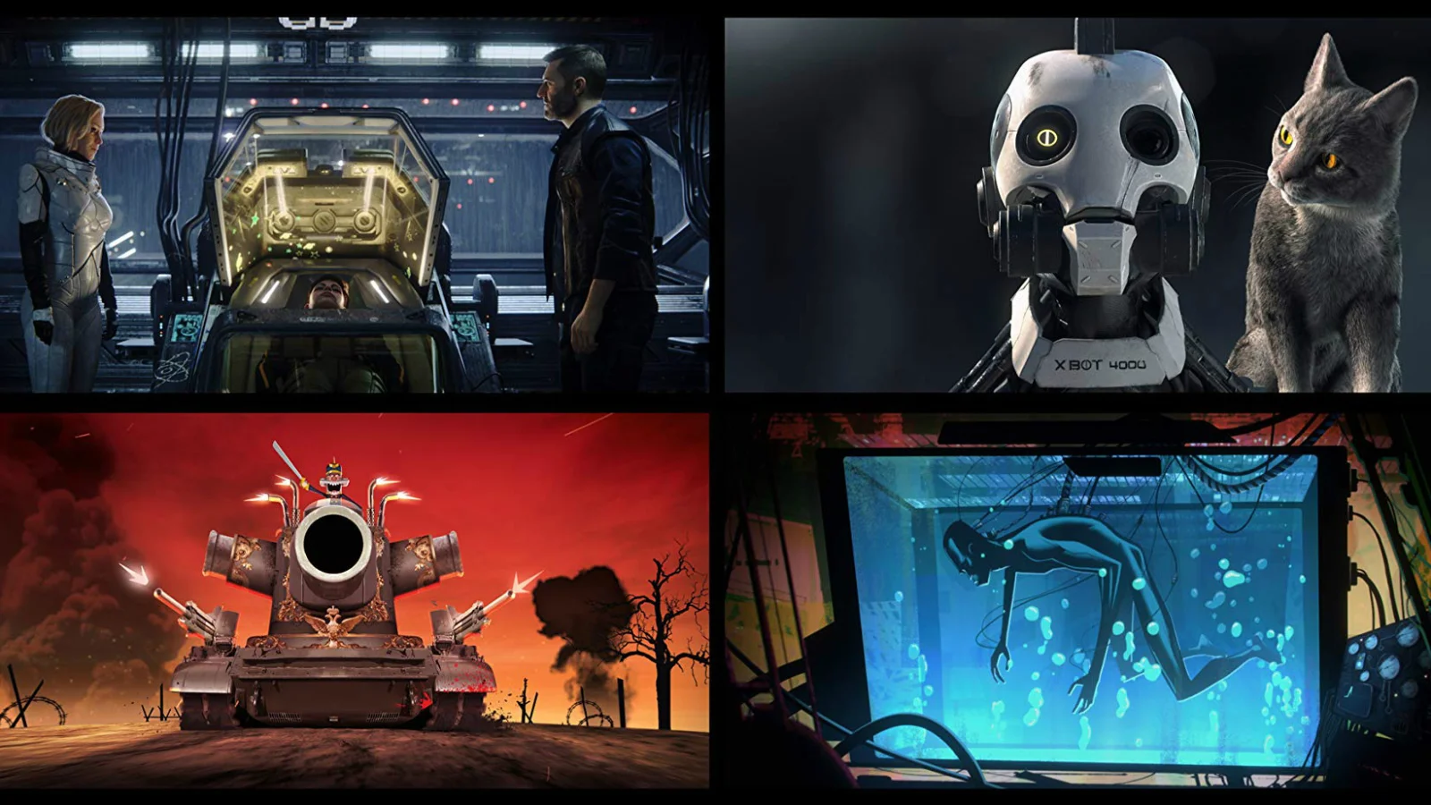 Netflix动画《爱、死亡加机器人》放出正式预告，将于3月15日正式上线