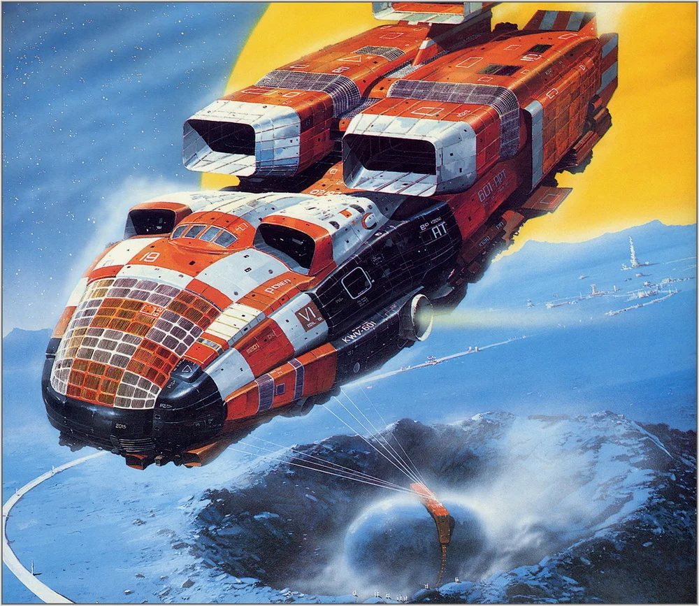 克里斯·福斯（Chris Foss），现代科幻视觉体系的奠基人之一，详细的介绍可以听之前的电台。