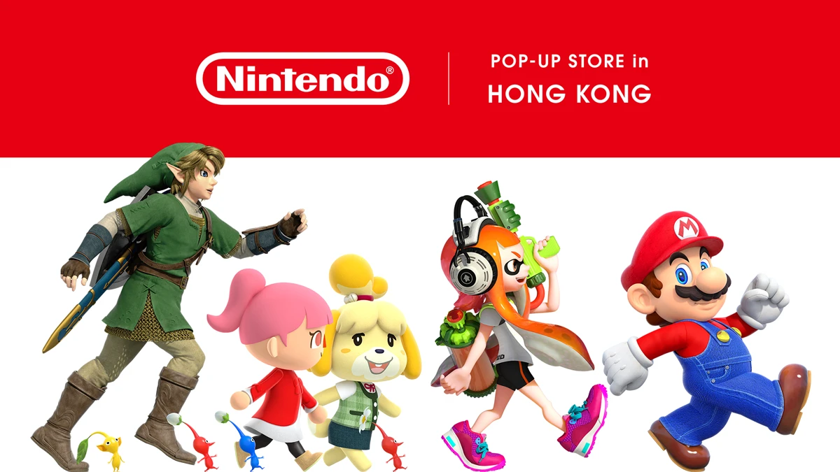 任天堂将在香港开设快闪店，打卡就送原创贴纸