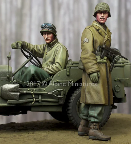 Alpine 35243 WW2 US NCO & Driver Set 1/35 