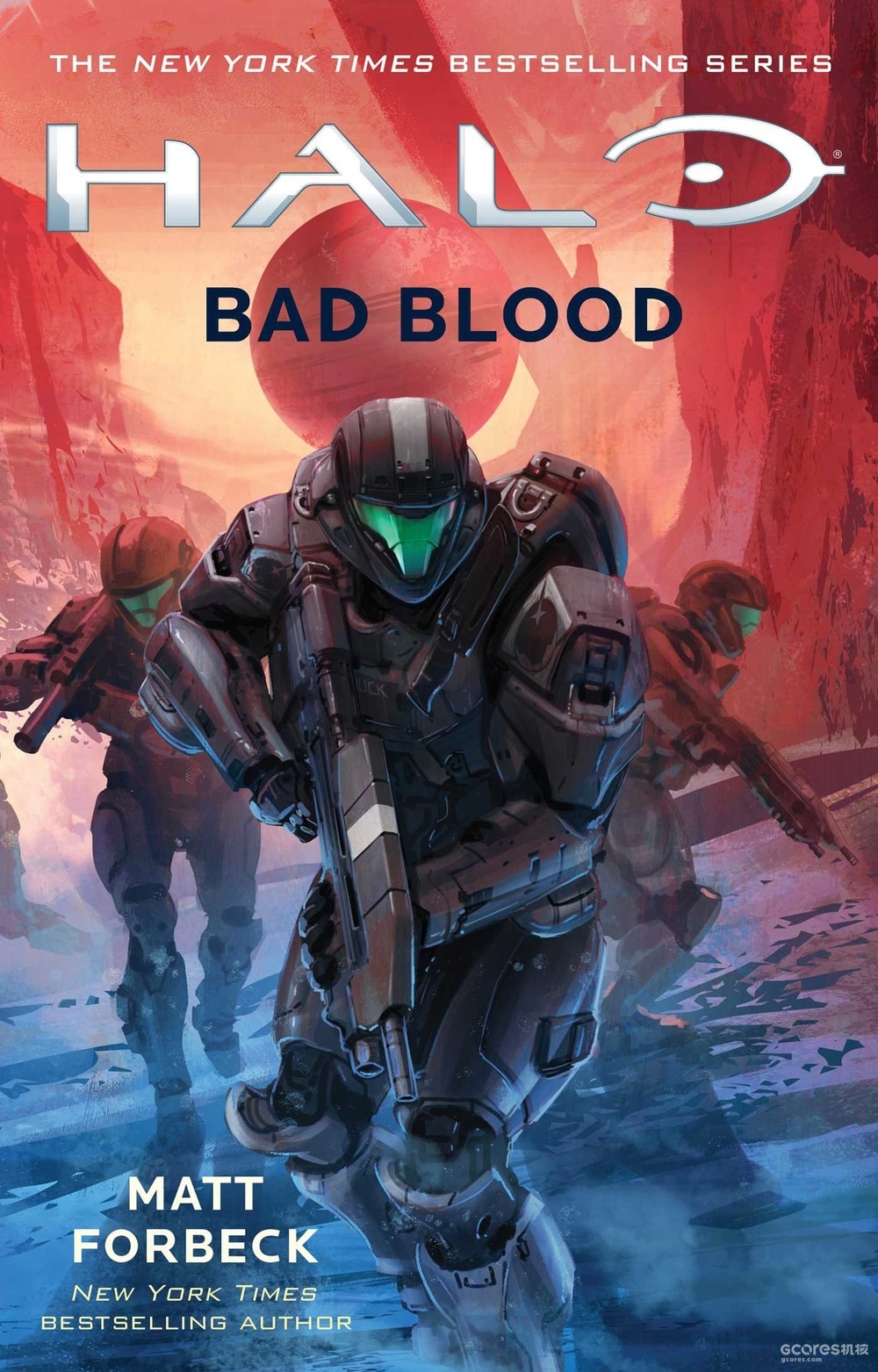 《坏血》封面，讲述光环5后拥有高人气的Alpha-9小队重新集结的故事