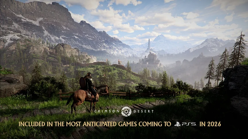 《红色沙漠》获评“2026年即将登陆PlayStation5的精彩游戏”