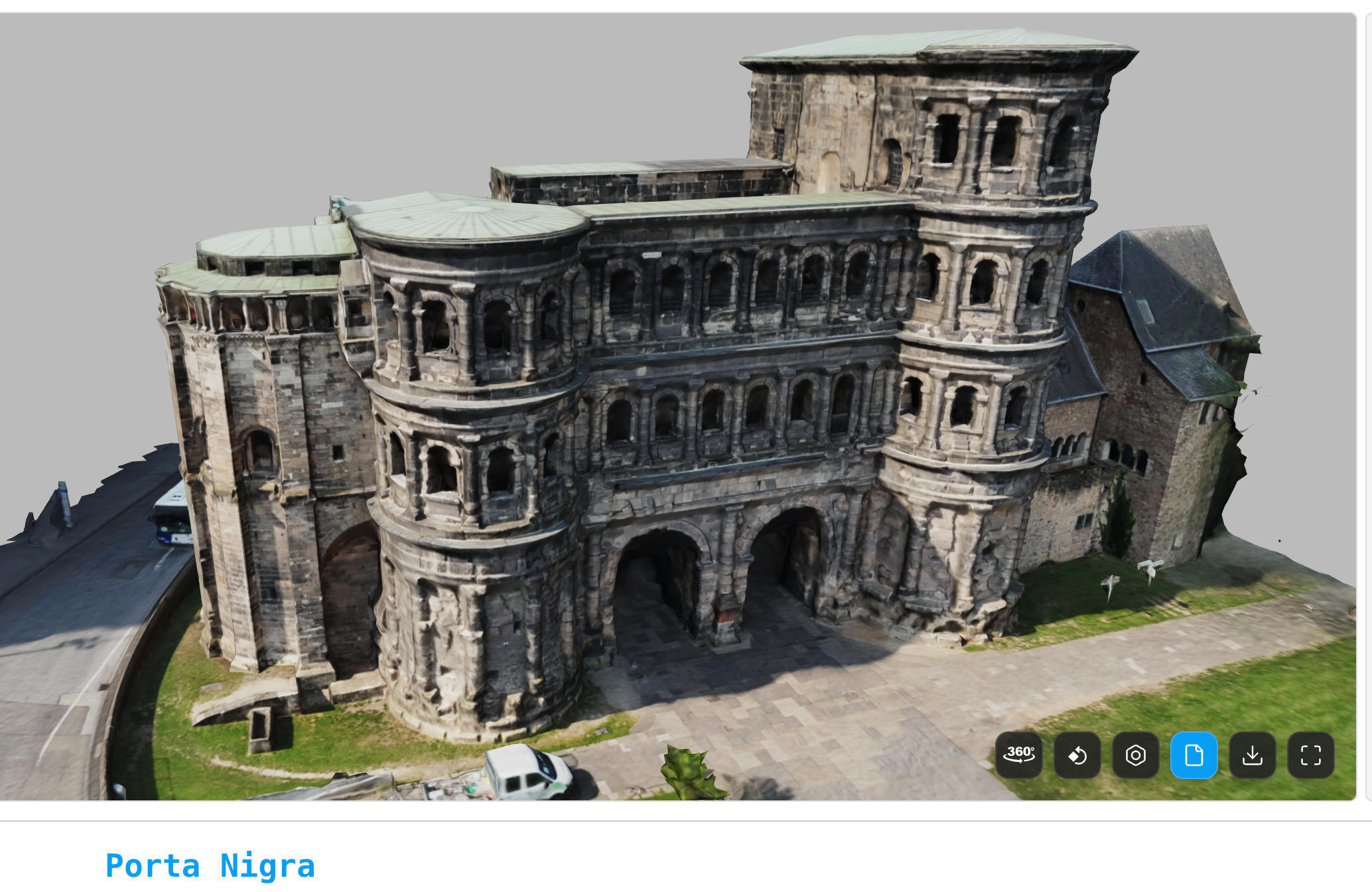 Porta Nigra, 德国的一个古罗马城门遗迹