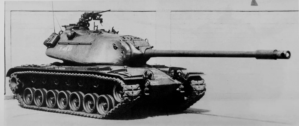 在诺克斯堡进行试验的T43E1