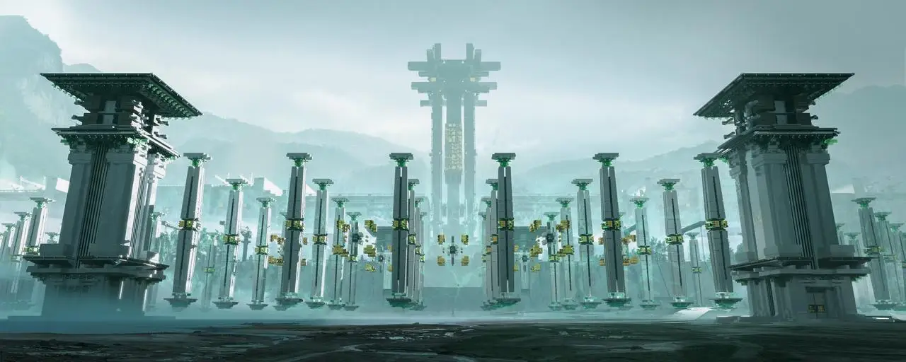 天师桩阵列概念图