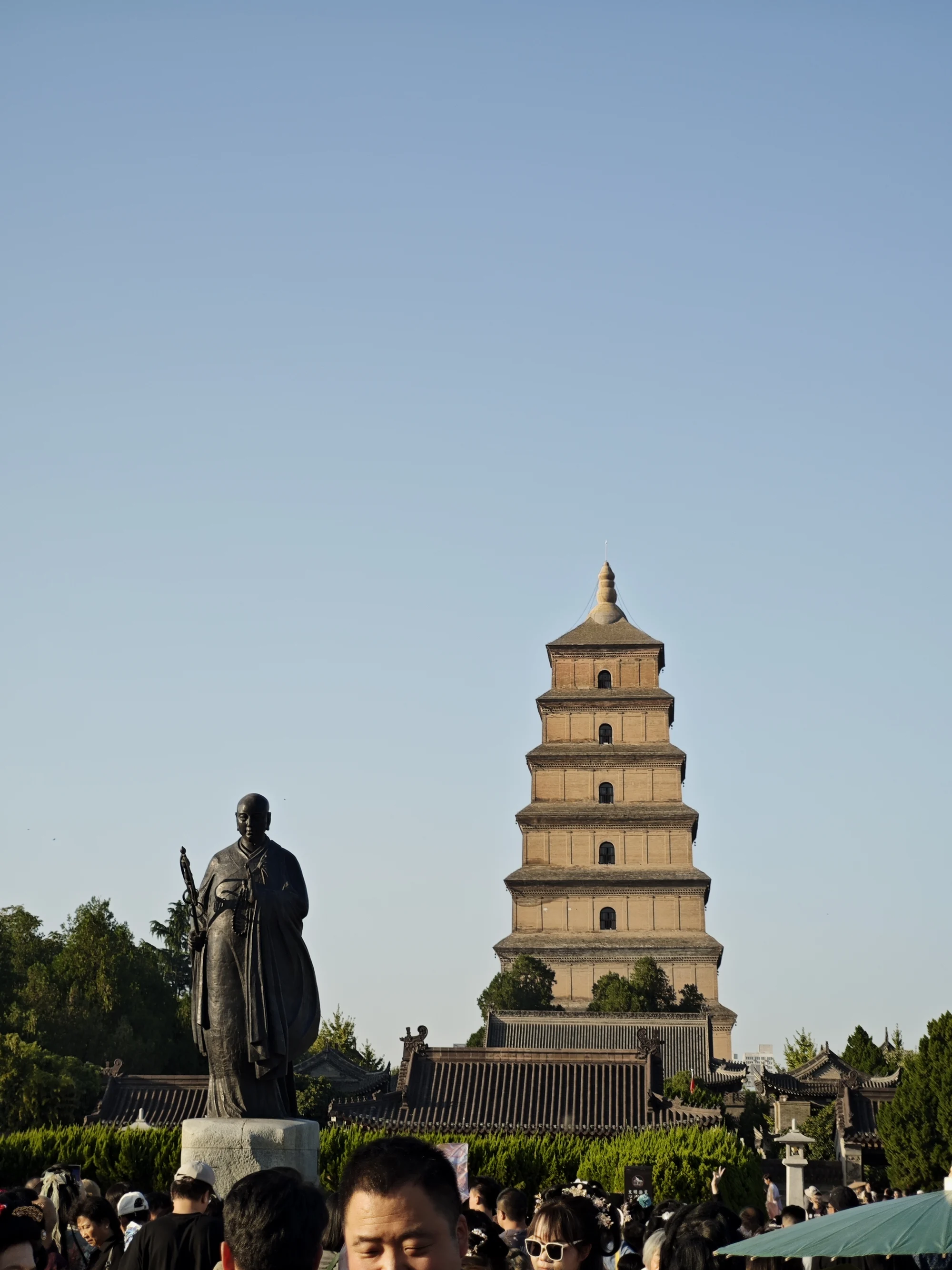 晴天的大雁塔是不会随便发射的