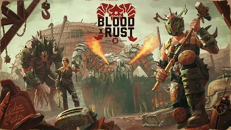 B社公布《辐射76》新赛季“鲜血与锈蚀”前瞻，将于12月2日实装