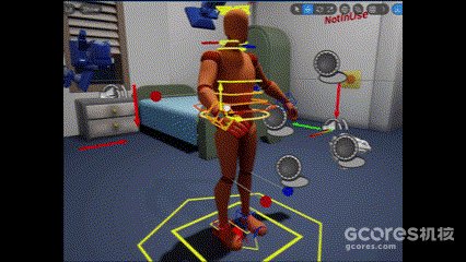 借助control rig来做动作