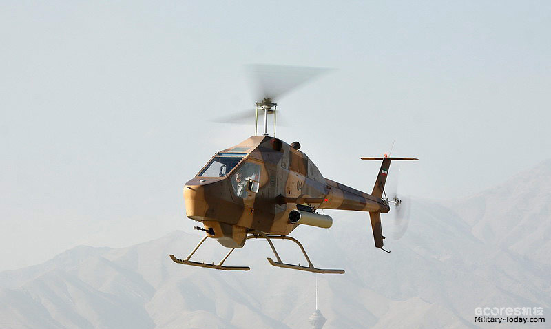 AH-85B,机腹挂NSV重机枪
