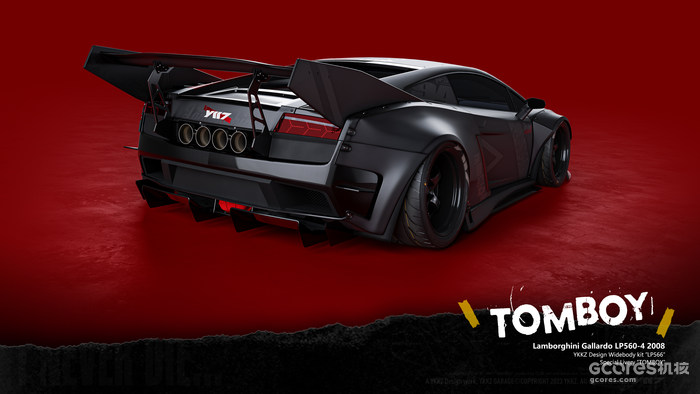 载具改装设计丨兰博基尼盖拉多宽体套件LP566 & “TOMBOY”涂装 载具改装设计丨兰博基尼盖拉多宽体套件LP566 & “TOMBOY”涂装