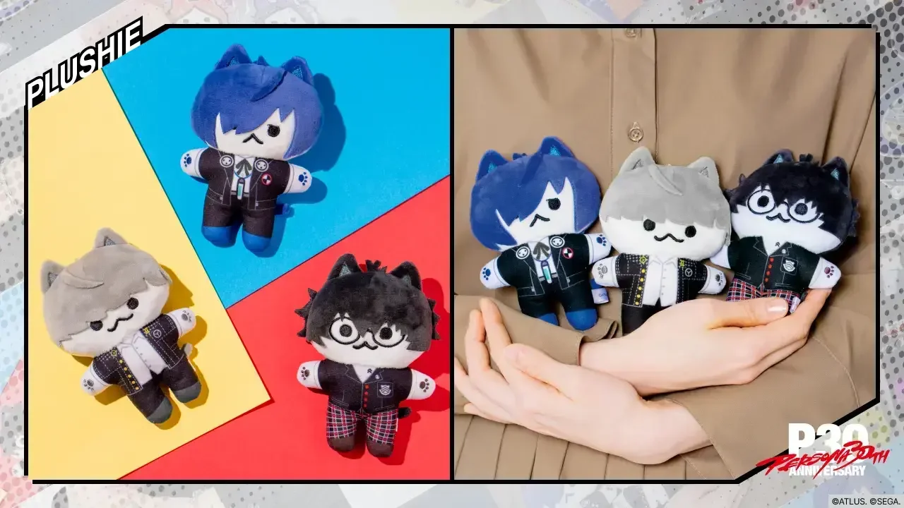 以《女神异闻录》“主角“猫猫化”为主题的周边商品将于6月4日起接受预订