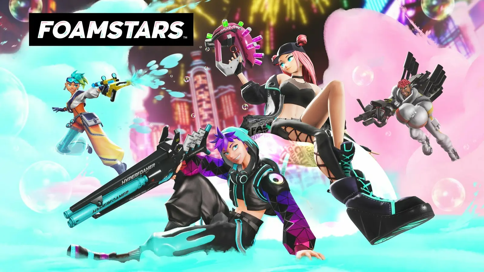 SE新作泡沫对战射击游戏《FOAMSTARS》将于2024年2月6日发售