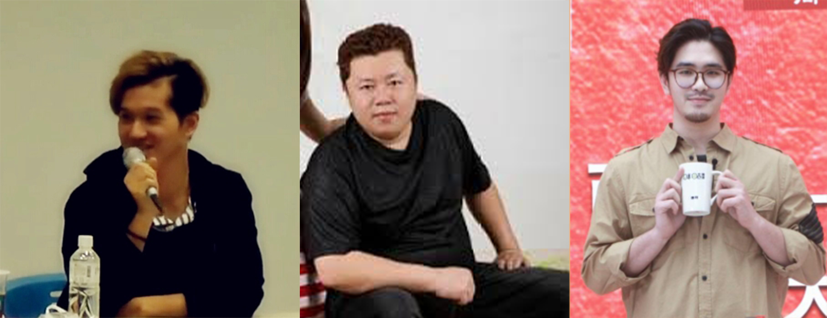 左起：季电，傲绝，姜寻（李白）