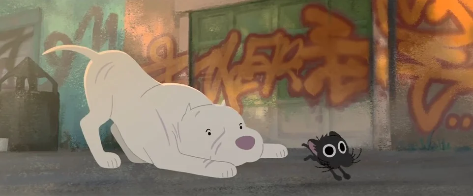 友情与温暖，皮克斯最新动画短片《Kitbull》是手绘风格