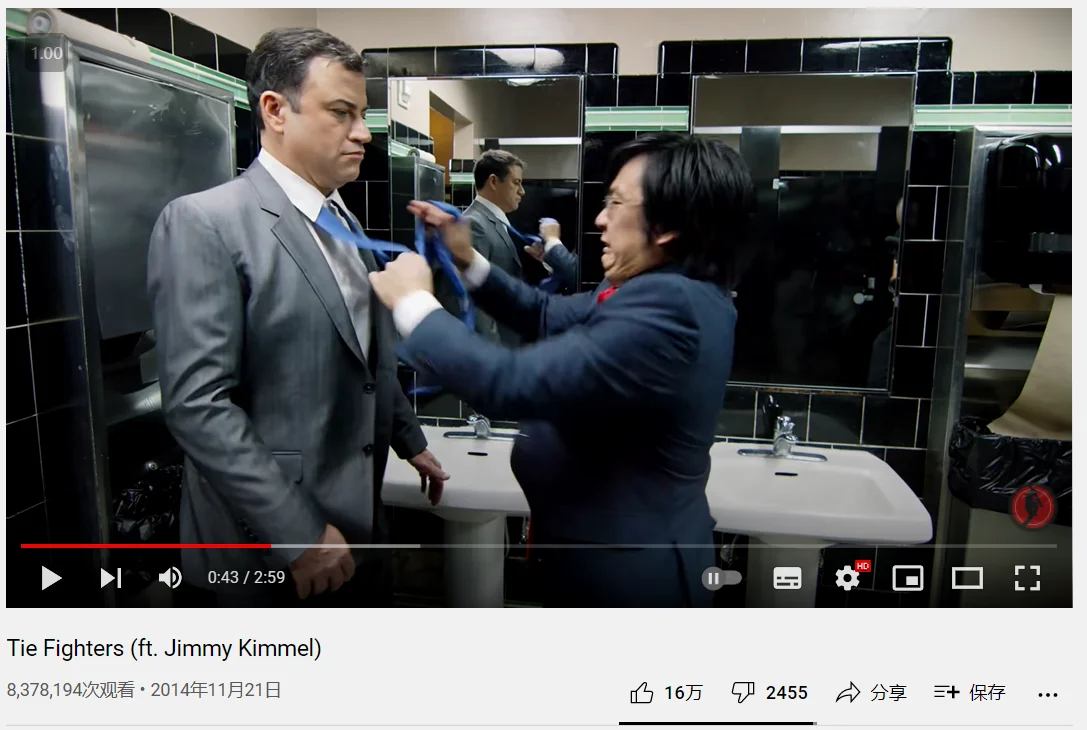 和吉米鸡毛合作的领带战争