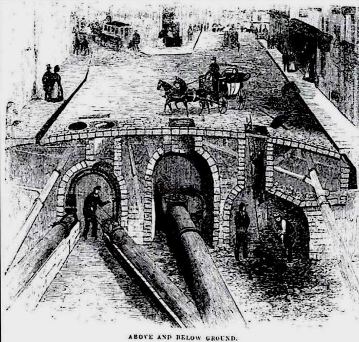 1854年的巴黎下水道