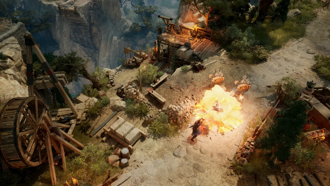 玩家在遊戲中探索