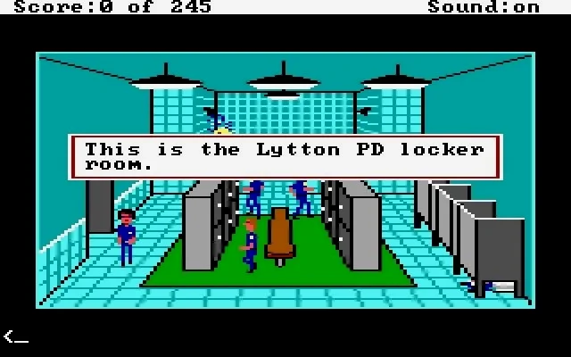 Police Quest 1 游戏画面