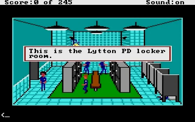 Police Quest 1 游戏画面