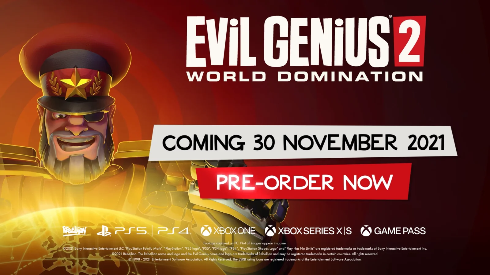 《邪恶天才 2》将于11月30日推出主机版，并登陆XGP畅玩阵容