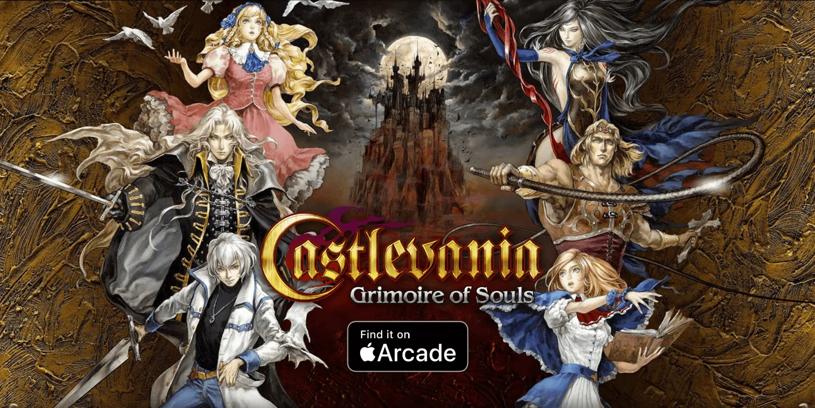 KONAMI宣布恶魔城《Castlevania: Grimoire of Souls》将在AppleArcade上重新发售