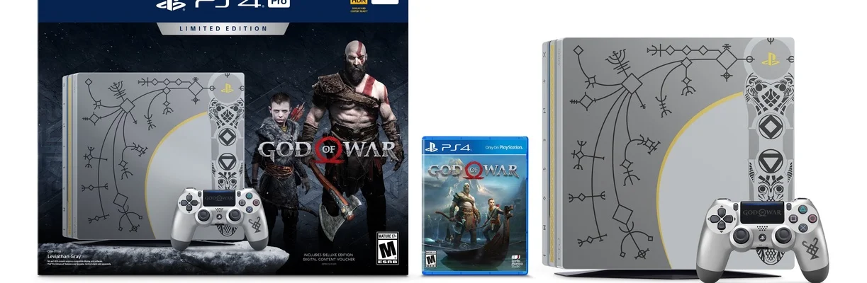 索尼推出新《战神》同捆限定版PS4 Pro，4月20日同步发售