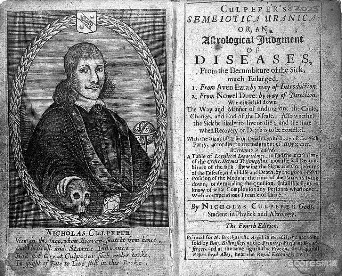 Nicholas Culpeper（尼古拉斯·卡尔佩珀），植物学家、草药师、医生、占星家
