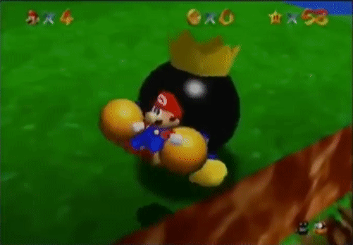 炸弹王（King Bob-omb）-《超级马里奥64》（“Super Mario 64”）-1996-Nintendo