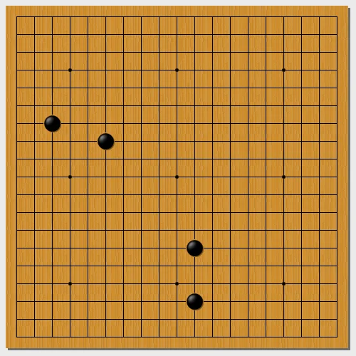 思考图中黑棋是拆二吗？