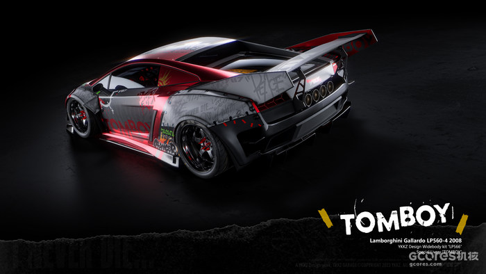 载具改装设计丨兰博基尼盖拉多宽体套件LP566 & “TOMBOY”涂装 载具改装设计丨兰博基尼盖拉多宽体套件LP566 & “TOMBOY”涂装