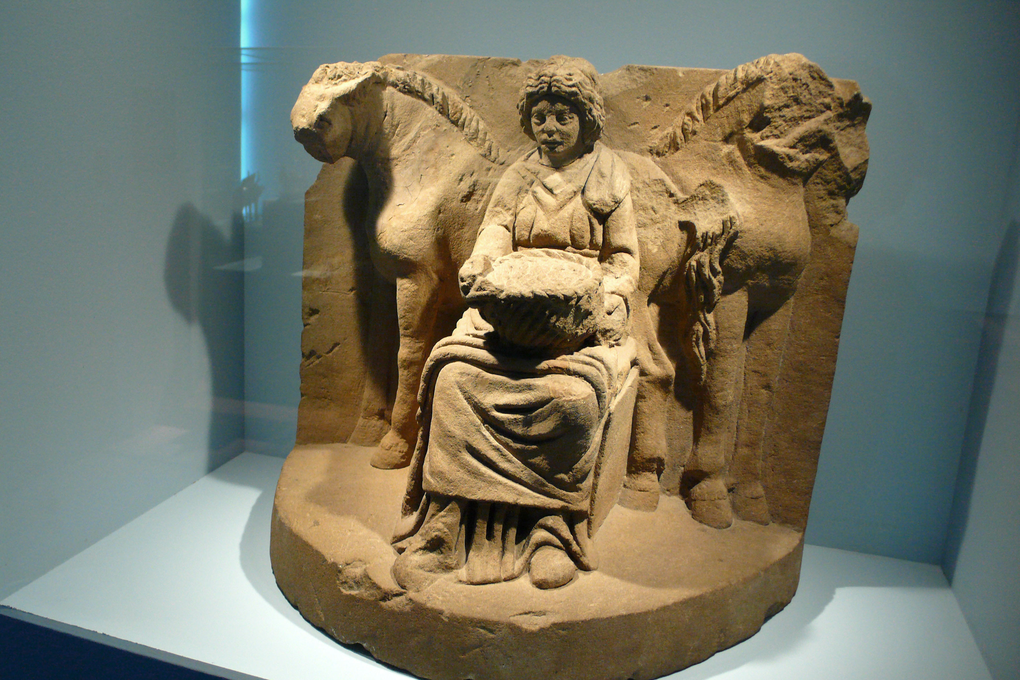 凱爾特女神：Epona     現藏於伯爾尼歷史博物館