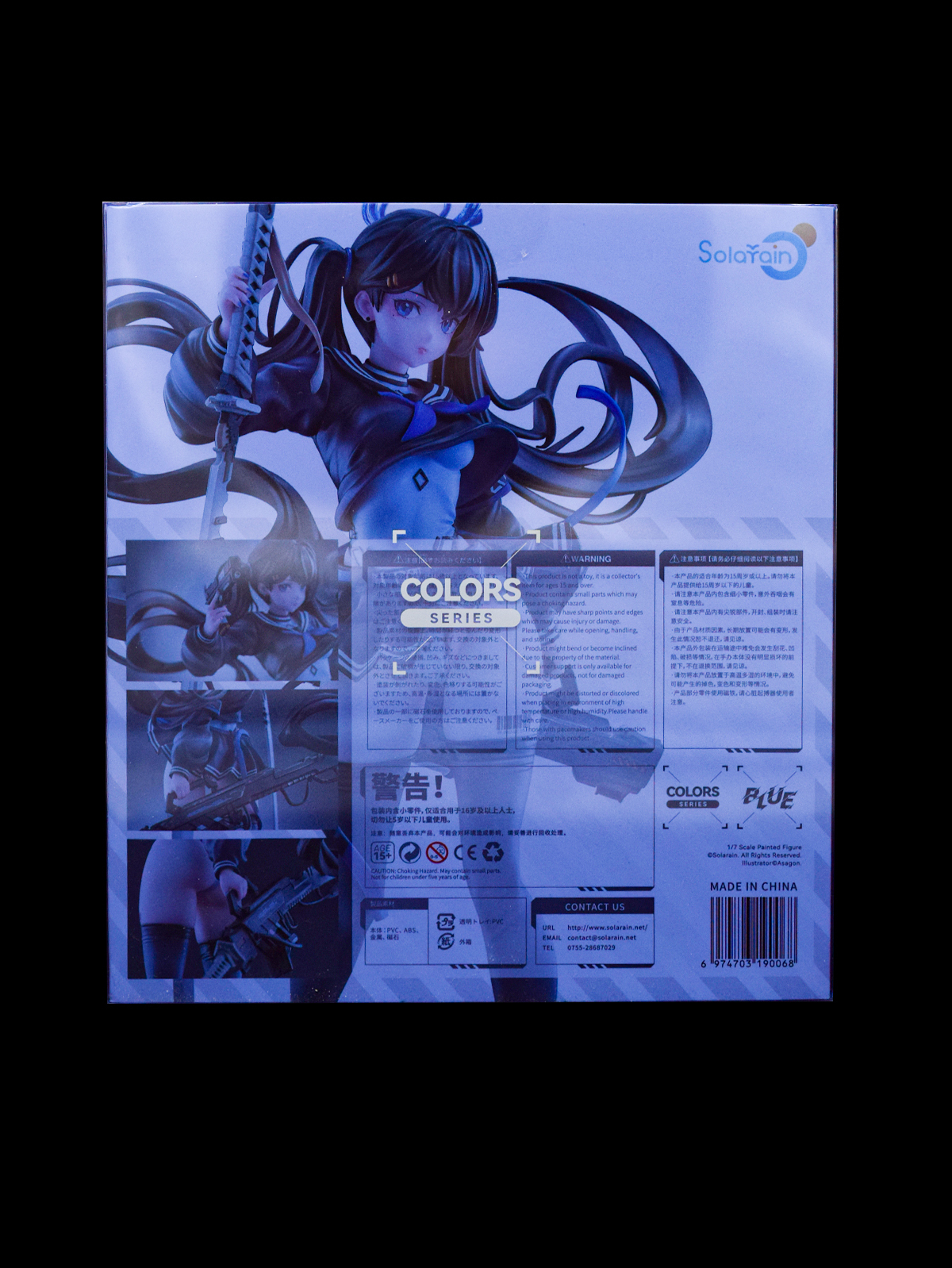 Solarain Toys」Colors系列：BLUE 1/7手办评测| 机核GCORES