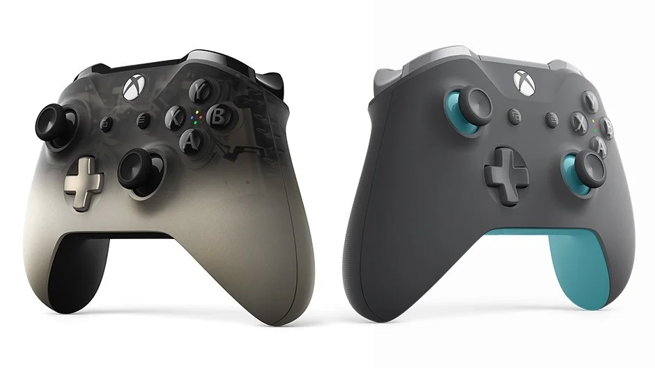 黑丝配色？微软公布“灰蓝色”“幻影灰”两款Xbox One控制器