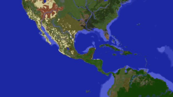 利用mod，玩家正打造《我的世界》1比1地球地图