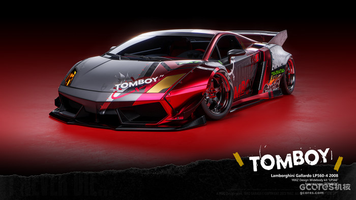 载具改装设计丨兰博基尼盖拉多宽体套件LP566 & “TOMBOY”涂装 载具改装设计丨兰博基尼盖拉多宽体套件LP566 & “TOMBOY”涂装