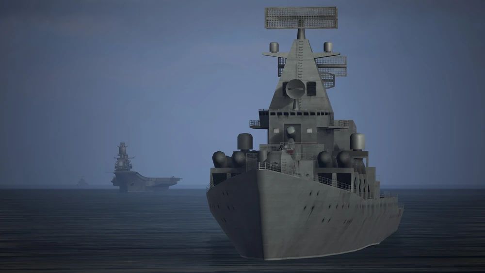 新组建的Njord舰队，图片里的航空母舰也叫Njord。