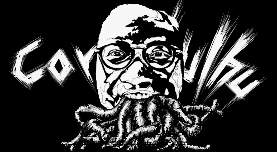 想法是西蒙嗦面，把面条换成触手整个“Corethulhu”，画出来效果一般。不知道放哪干脆就甩这了