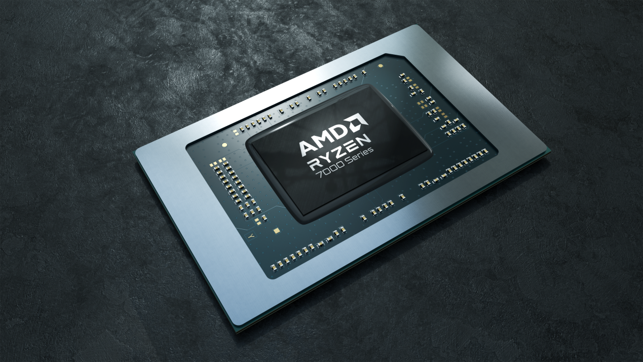 ▲锐龙7040系列核心代号Phoenix,采用4nm、Zen4架构,内置AMD Ryzen AI引擎