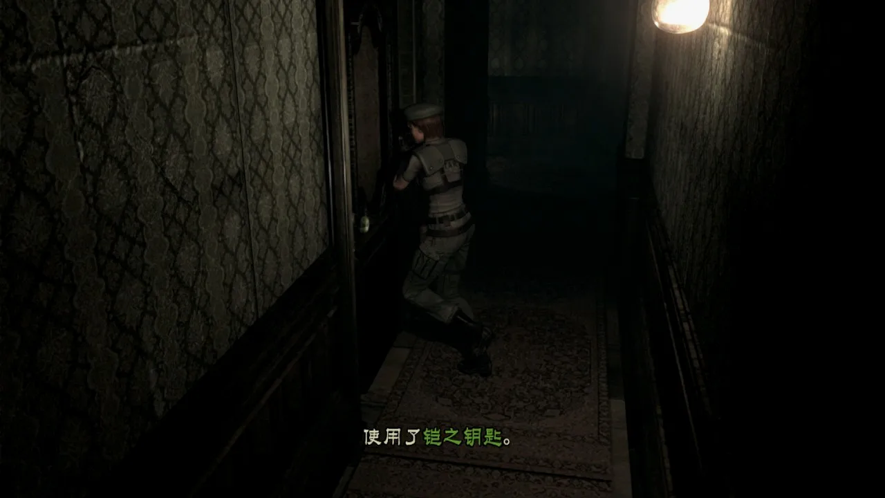 拿到新钥匙，赶紧开门。开启钢琴房间门。