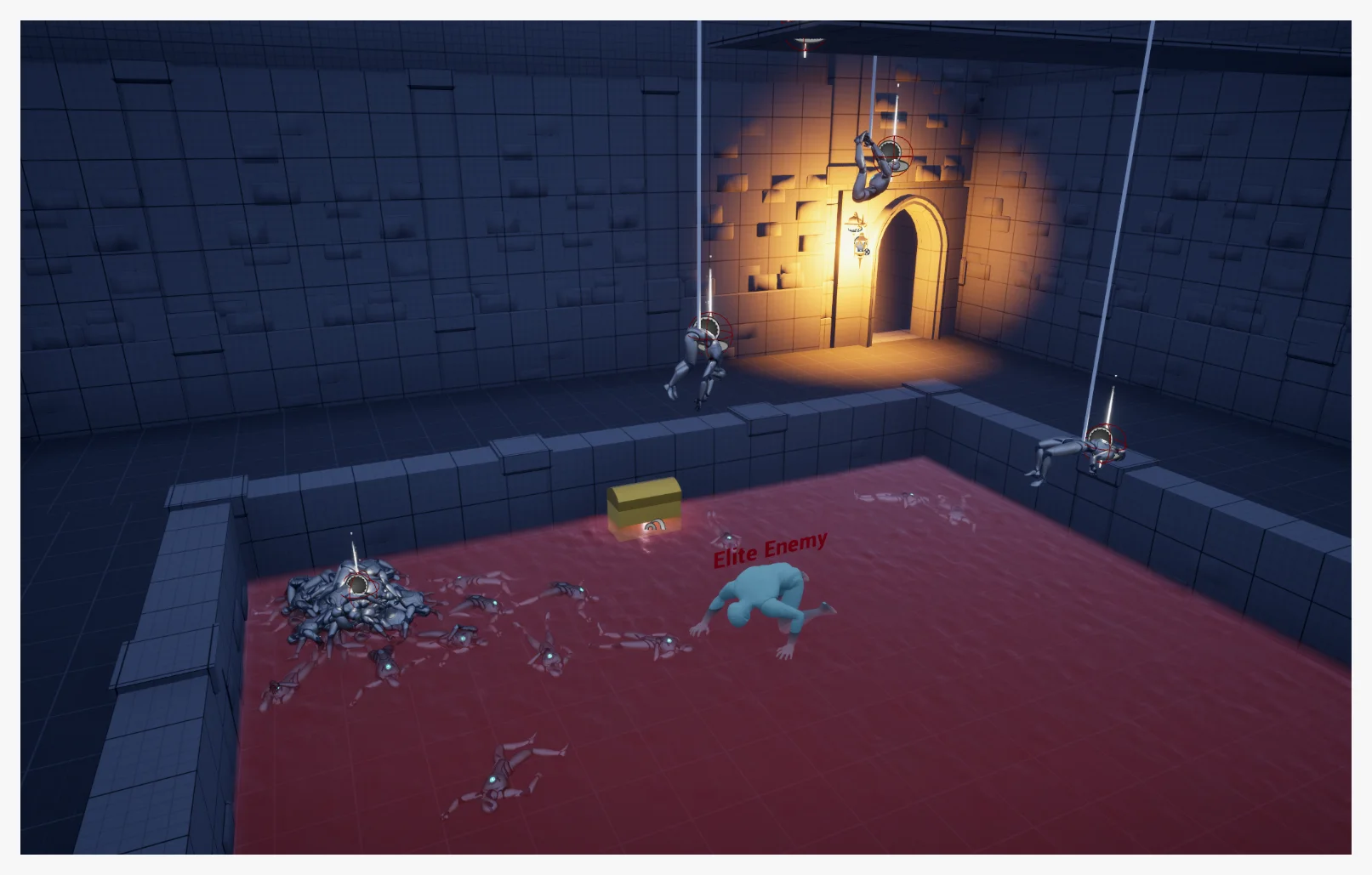 加入敌人，细化场景，让关卡更生动