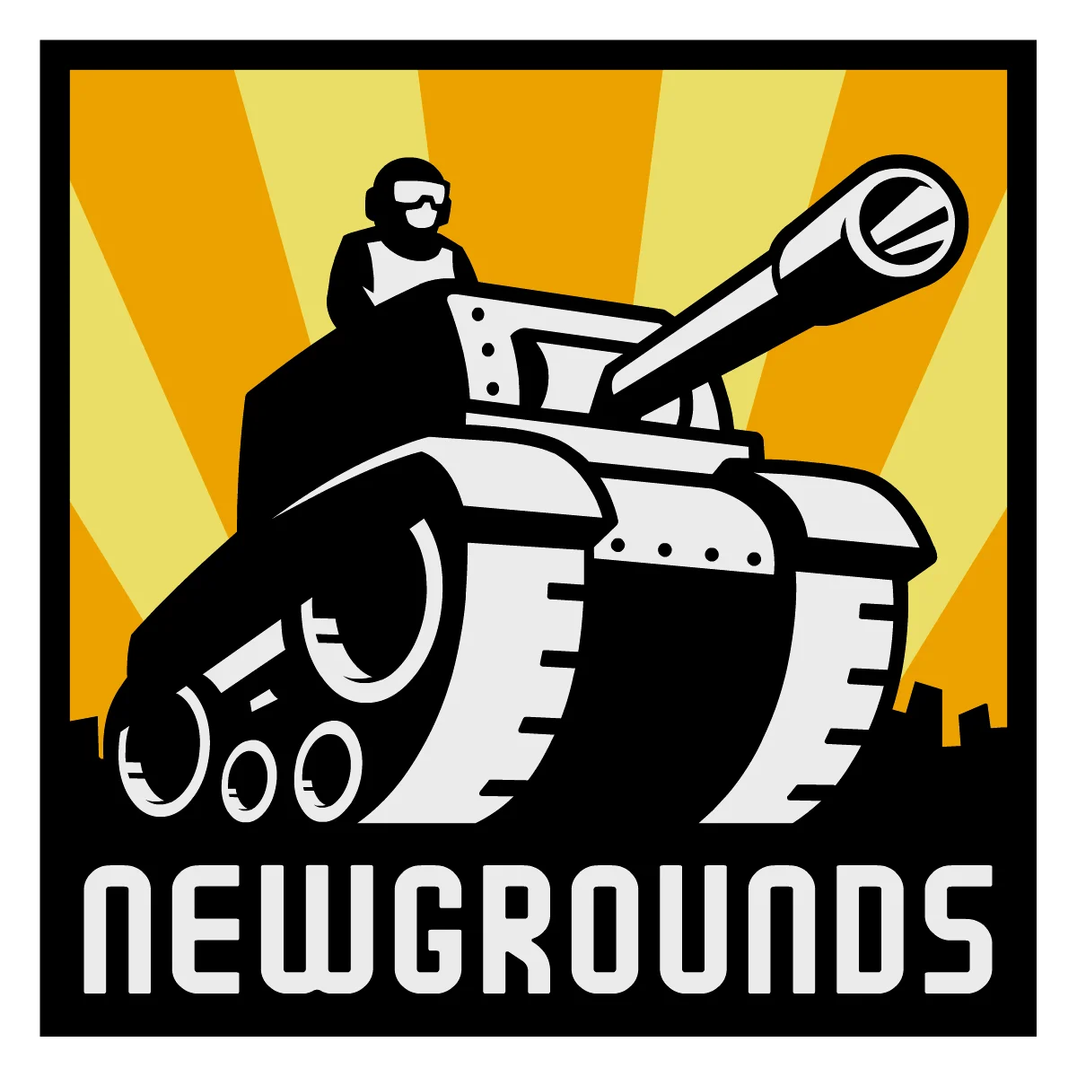 Newgrounds经典的坦克兵LOGO