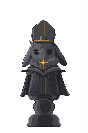 兔兔棋子——黑方主教。
