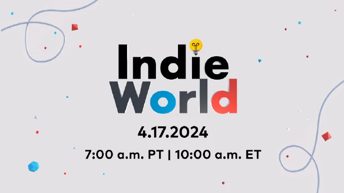 最新一期任天堂“Indie World”独立游戏发布会将于本月17日晚22时举办