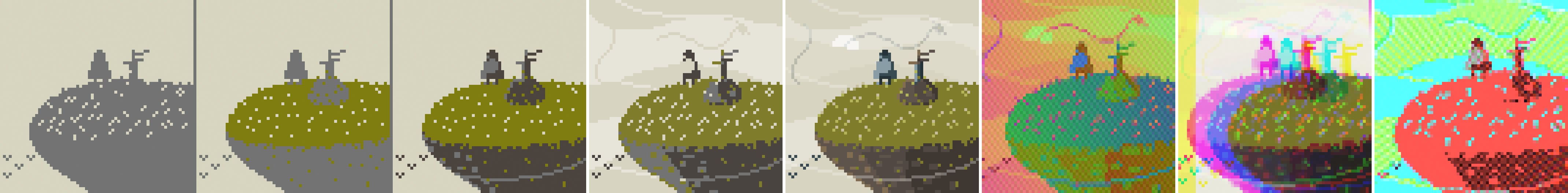 像素画丨魔贯光杀炮、飞龙剑斩鬼佛及其他