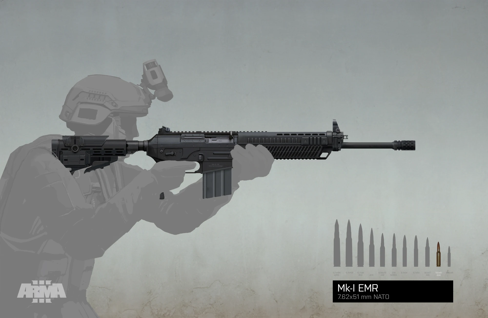 Mk-1和士兵的比例